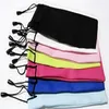 Nouvelle arrivée entière 500pcs / lot sac étanche pour téléphone portable pochette pour lunettes de soleil sac à lunettes souple étui à lunettes plusieurs couleurs 322d