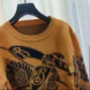 2023 Light Tan/Pink/Gray Letter Print Women's Pullover Brand Same Style Women's Sweaters DH191