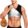 Intimo modellante da uomo Intimo modellante Sweat Neoprene Gym Trainer Vest Controllo Fat Sauna Canotta dimagrante Pancia Corsetto Top Uomo Brucia vita