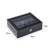 Uhrenboxen PU-Lederbox 6/10/12 Girds Collection Aufbewahrungsdisplay Uhrenhalter Schatullen Schmuck Organizer Geschenk