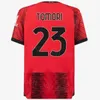 23 24 Mens Kid Soccer 11 Christian Pulisic Jersey Club 16 Mike Maignan 10 Rafael Leao 14 Tijjani Reijnders 80 Yunus Musah 9 Olivier Giroud Football Shirt Kits ACMilan