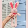 Bambole di peluche 28 cm Tirare le orecchie Giocattolo di coniglio Giocattoli per bambini Bambola di coniglietto morbido Regali per bambini per ragazze Portachiavi Peluche 231027