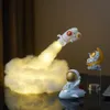 Obiekty dekoracyjne figurki urocze statua żywica astronauta rzeźba domowy wystrój spaceman miniaturowe ozdoby stołowe kreatywne rzemiosło prezent dla dzieci