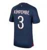 2023 2024 Mbappe Hakimi futbol formaları Maillot de Foot Ugarte G.Ramos Asensio Lee Kang O.Dembele Verratti Skriniar Futbol Gömlek 23 24 Hommes Enfants Çocuk Setleri