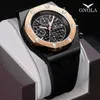 Onola Brand AP Fashion Casual Quartz Mens Watch Chronograph Multifunkcyjna Zegarek na rękę