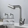 Rubinetti della cucina Doccia Cascata Splash Head Freddo e Lavastoviglie Lavello Rubinetto girevole multifunzionale