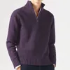 Pulls pour hommes 2023 automne et hiver tricoté chemise chaude en laine épaisse