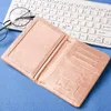 Card Holders For Women Anti Theft PU Leather Travel Large Capacity Holder Gift Practical Storage Bag Portable Home Office Protective