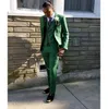 Men's Suits Formal Men For Wedding Peaked Lapel Groom Tuxedo Slim Fashion Business Male Blazer 3 Pieces Sets Groomsmen Costume Homme
