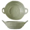 Bowls Doundle Handle Ceramic Bowl Crocks For French Onion Soup Dessert Pasta Cereal