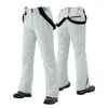 Лыжные штаны для мужчин и женщин, уличные высококачественные ветрозащитные водонепроницаемые теплые зимние брюки, зимние бренды для сноуборда