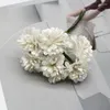 Dekorativa blommor 60 st 2 cm silk mini babybreath artificiell bukett diy scrapbooking hår girland låd bröllop dekoration falsk