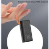 Mini Power Bank 10000mAh PD20W Caricabatteria esterno portatile bidirezionale da 66W a ricarica rapida Powerbank per iPhone 12 Xiaomi Huawei