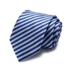 Bow Ties Tide Wersja koreańska stałe w paski wzór kwiatów 7,5 cm Jacquard Polyester krawat dla mężczyzny