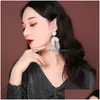 Dangle Lustre Long Gland Cristal Boucles D'oreilles Pour Femmes Bijoux Géométrique Fl Strass Boucle D'oreille Déclaration Bijoux Dro Dhgarden Otw8E