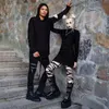 Seksowne skarpetki goth seksowne rajstopy lolita kobiety emo czarne pończochy harajuku rajstopy bieliznę skóra gotycka ubrania uliczne Koreańska moda 231027