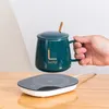 Elektronik keramisk smart USB -te kaffe dryck termostatisk kopp värmare uppvärmd kaffekopp termos kopp