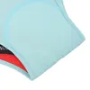 Jaquetas de corrida masculinas cuecas de ciclismo espessadas almofada de silicone cintura elástica roupa íntima malha respirável azul claro para equitação de estrada