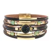 Bracelets porte-bonheur WELLMORE femmes bracelets bohême mode bracelet en cuir pour femme bijoux en gros 231027