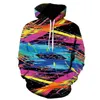 Anpassade hoodies tröjor färgglada pigment Crisscross huvtröja mode casual