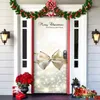 Juldekorationer Santa Claus Snowman Banner Merry ChultanCoration for Home Xmas Gifts Christmas Door Decor Navidad Happy Year 2024 231027