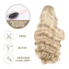Synthetic Wigs Ash Honey Blonde Lace Front Wig 13x4 Hair HD Transparent 613 Colored Frontal For Women Highlight Cosplay 231027
