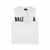 23ss Top Designer Luxe zomermode mode High Street katoenen T-shirt tanktop Sweatshirt belettering Top bedrukte heren en dames catwalkmodellen