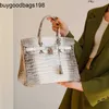 Himalayans Handbags Bags Handmade Designer Women 2024 New Crocodile Leather Higgrade Gloss Gongzhu Womens Handbag Large Nf8f