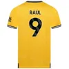 Wolves Soccer 9 Maglia Raul Jimenez 23 24 Club Team 11 Hwang Hee-Chan 12 Matheus Cunha 17 Hugo Bueno 1 JOSE SA 7 Pedro Neto Maglia da calcio Kit per appassionati di sport Uomo Bambini