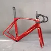 Telaio per bici da strada Aero Disc con cavo interno completo TT-X34 Placcatura in vernice rossa Dimensioni disponibili 47/49/52/54/56/58/60 cm