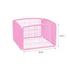 Baby Rail USA 24 "4-panelowe ćwiczenie z tworzywa sztucznego Pet Playpen bez drzwi Pinkl231028