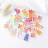 Yeyulin 100 PCS Candy Bear Cute Harts Charms Diy Patch Fynd Gummy örhängen Keychain Necklace Pendant Jewelry Decor Accessory 2214s