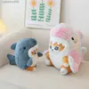 Animaux en peluche nouveauté mignon requin chat en peluche poupée en peluche coloré requin doux poupée enfants jouets anniversaire cadeau de noël pour garçons filles L231027