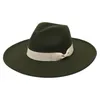 Berets feminino clássico elástico fedora chapéu unisex lã feltro jazz chapéus elegante aba larga trilby boné