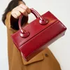 Akşam çantaları deri kadınlar çapraz çanta moda düz renkli dikdörtgen cüzdan kozmetik çanta torbası doğum günü hediyesi kırmızı