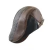 Berretti TOHUIYAN Berretti in pelle da uomo Cappelli Berretti piatti vintage da uomo Boinas Para Hombre Cappello da edera Cappelli da driver regolabili per esterni irlandesi 231027