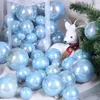 Decoraciones navideñas 37 piezas/juego de bolas navideñas de color caramelo para árbol de Navidad, bolas nacaradas, colgantes para colgar, decoración del hogar para bodas DIY 231027