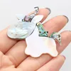 Pendant Necklaces Natural Abalone Shell Fashion Animals Charms Top Selling For Making DIY Jewelry Necklace Gift