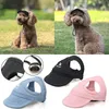 Psa odzieżowe czapki zwierząt słonecznych letni solidny Oxford Cap Baseball Visor Hat Akcesoria na zewnątrz filta przeciwsłoneczne Bonnet Chihuahua