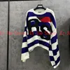 Men S tröjor 2023SS Loose Round Neck Pullover Autumn Winter Long Sleeve Sticked tröja överdimensionerade RAF Simons Rs 231027