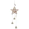 Party Supplies Hushållens klocka Ornament Julkrokar hängande klockor Rope Delicate Pendant