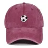 Casquettes de balle Casquette de baseball Goujons Maman de football en détresse pour les femmes Chapeau de soleil lavé réglable Mama Tn Vols 47