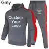 Erkeklerin Trailtsits Özel Giyim Erkekler Sıradan Setler Hoodie Sweatpants 2-Pcs Sweatshirt Takımları Kadın Kawaii Kore Sokak Giysileri