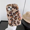 Custodie per cellulari Moda Leopard Tiger Pattern Custodia Furry Girl per iPhone 15 Pro Max 14 13 12 11 XS XR X 8 7 Plus Cover morbida e calda 231026