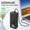 PD 65W Power Bank Fast Charge 50000mAh stor kapacitet Mobiltelefon Laptop iPad Tablet PowerBank Externt batteri Fast Charger