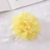 Haaraccessoires 10 stks/partij Verkopen Grote 10 cm Chiffon Bloemen DIY Kinderschoenen Bloem Schattig Zonder Hoofdbanden Geen Clips 21 Kleuren