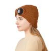 NY DESIGNER Två linsglasögonglasögon Beanies Män stickade hattar Skull Caps Outdoor Women Uniesex Winter Beanie Bonnet 7 Färg Y-20