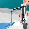 Lavello da cucina con dispenser di sapone liquido per pompa da appoggio in acciaio inossidabile al nichel spazzolato incorporata