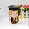 Gift Wrap 50PCS Blonde Boy Girl In Cap Stereoscopic Mini Candy Box For Graduation Celebration Party Favor Decor