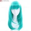 Catsuit Costumes Anime Dragoll Cosplay Bulma Buruma 55 cm Długie zielony niebieski syntetyczny ciepło odporne na włosy Halloweenowe imprezowe peruki